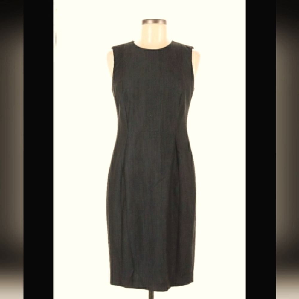 CALVIN KLEIN Sheath Pleated Knee Length CASUAL/Work DRESS